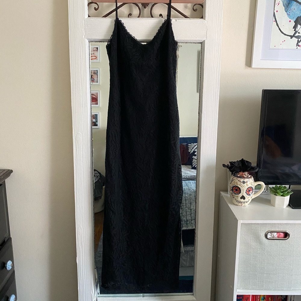 Cynthia Rowley Black Lace Dress